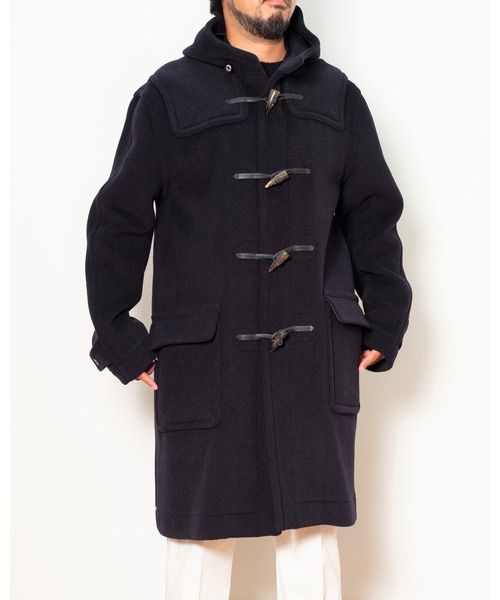 Invertere Coat インバーティア Long Length Duffle Coat ダッフルコート Made Joshaellis ジョシュアエリス Fabric Made In England ダッフルコート Invertere インバーティア のファッション