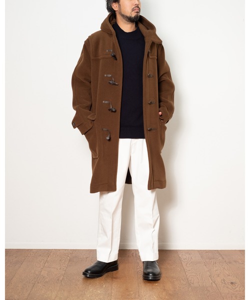 Invertere Coat インバーティア Long Length Duffle Coat ダッフルコート Made Joshaellis ジョシュアエリス Fabric Made In England ダッフルコート Invertere インバーティア のファッション