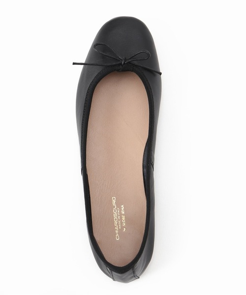 SLOBE IENA（スローブイエナ）の「【CHIAROSCURO/キアロスクーロ】SLOBE別注 バレエシューズ ◆（バレエシューズ・レディース・ホワイト/ゴールド/ベージュ/ブラック・38/39/37/36）」の9枚目の写真