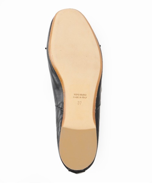 SLOBE IENA（スローブイエナ）の「【CHIAROSCURO/キアロスクーロ】SLOBE別注 バレエシューズ ◆（バレエシューズ・レディース・ホワイト/ゴールド/ベージュ/ブラック・38/39/37/36）」の10枚目の写真