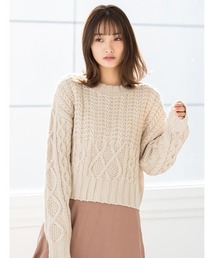 ケーブル切り替えニット