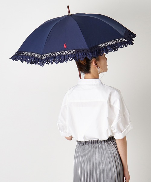 遮光 晴雨兼用日傘 長傘 エンブフリル（長傘）｜POLO RALPH LAUREN