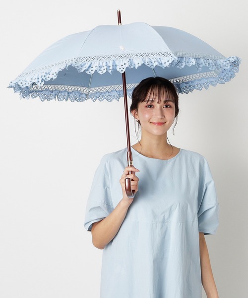 遮光 晴雨兼用日傘 エンブフリル（長傘）｜POLO RALPH LAUREN