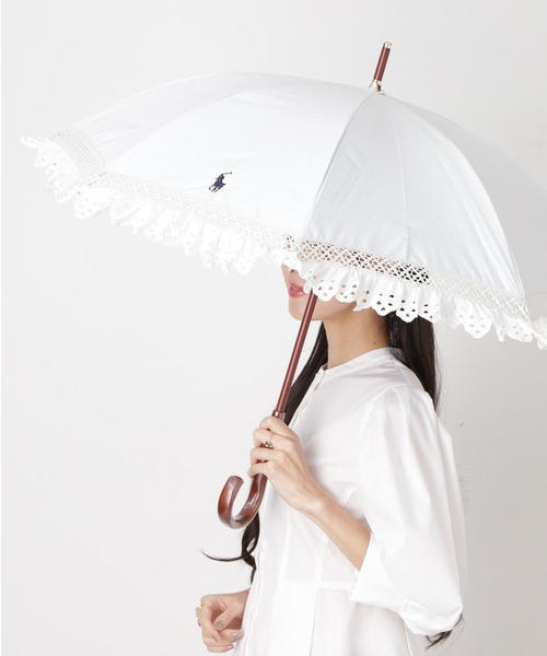 遮光 晴雨兼用日傘 長傘 エンブフリル（長傘）｜POLO RALPH LAUREN