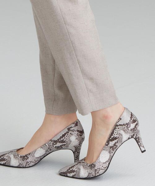 green label relaxing（グリーンレーベルリラクシング）の「[ 手洗い可能/リネンライク ]◆D テーパード パンツ -JJPS ◇No08◇（その他パンツ・レディース・ベージュ/ナチュラル/ダークグレー・44/46/40/38/42/36/34）」の9枚目の写真