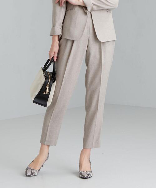 green label relaxing（グリーンレーベルリラクシング）の「[ 手洗い可能/リネンライク ]◆D テーパード パンツ -JJPS ◇No08◇（その他パンツ・レディース・ベージュ/ナチュラル/ダークグレー・44/46/40/38/42/36/34）」の16枚目の写真