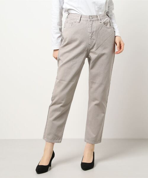 flower（フラワー）の「サニーデイズパンツ3（デニムパンツ・レディース・アイボリー/グレー/グリーン/パープル・FREE）」の9枚目の写真