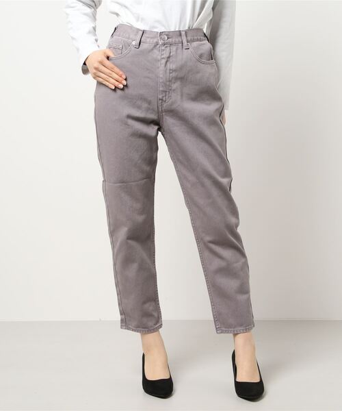 flower（フラワー）の「サニーデイズパンツ3（デニムパンツ・レディース・アイボリー/グレー/グリーン/パープル・FREE）」の7枚目の写真