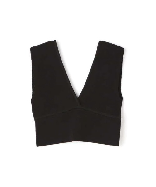 N.（N. Natural Beauty Basic）（エヌエヌナチュラルビューティーベーシック）の「◆リブニットジレ（その他トップス・レディース・ブラック/ライトベージュ・MEDIUM）」の14枚目の写真