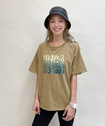 RVCA | RVCA/ルーカ  ショート丈ロゴTシャツ   BB043-232(Tシャツ/カットソー)