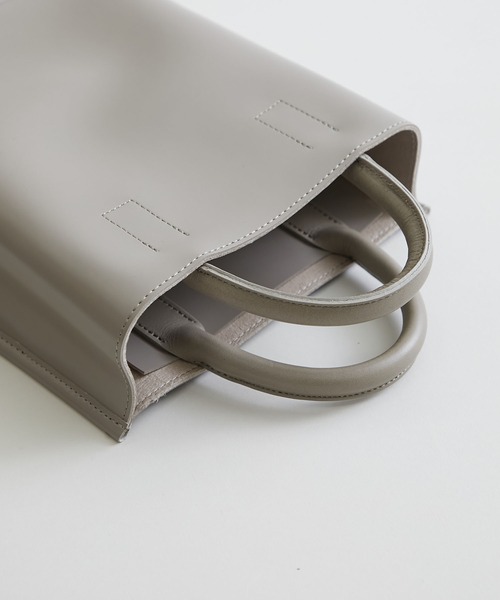 PIENI（ピエニ）の「【PIENI(ピエニ)】レザートートバッグS/TOTE S/SZB-34-5018（トートバッグ・レディース・ブラック/グレー・FREE）」の9枚目の写真