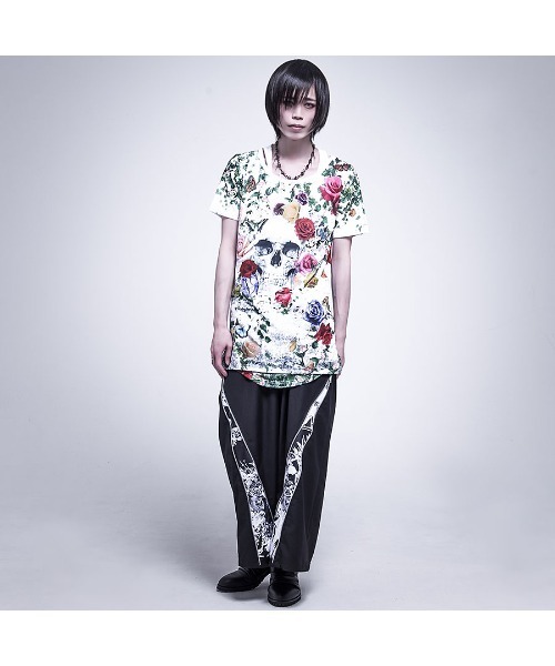 『CIVARIZE』スカルプリントロンT＆総柄タンクトップ2Pセット CIVARIZE（シヴァーライズ）の「『CIVARIZE』スカルTシャツ＆総