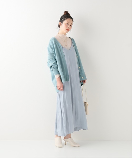 Simplicite(サンプリシテ)の「スウェットニットVカーディガン(カーディガン/ボレロ・レディース・ホワイト/ベージュ/グリーン・FREE)」の20枚目の写真