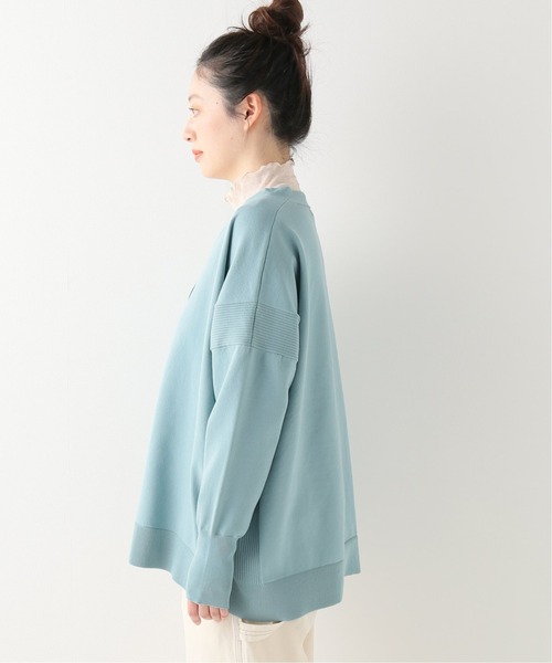 Simplicite(サンプリシテ)の「スウェットニットVカーディガン(カーディガン/ボレロ・レディース・ホワイト/ベージュ/グリーン・FREE)」の12枚目の写真