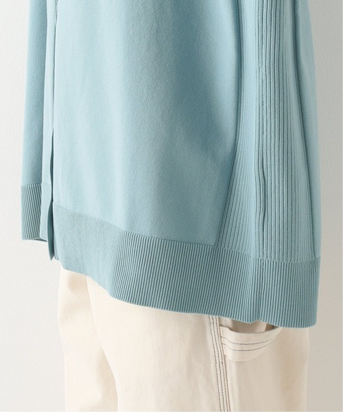 Simplicite(サンプリシテ)の「スウェットニットVカーディガン(カーディガン/ボレロ・レディース・ホワイト/ベージュ/グリーン・FREE)」の8枚目の写真