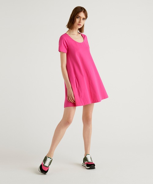 ストレッチフレアワンピース ワンピース Benetton United Colors Of Benetton ベネトンユナイテッドカラーズオブ ベネトン のファッション通販 Zozotown