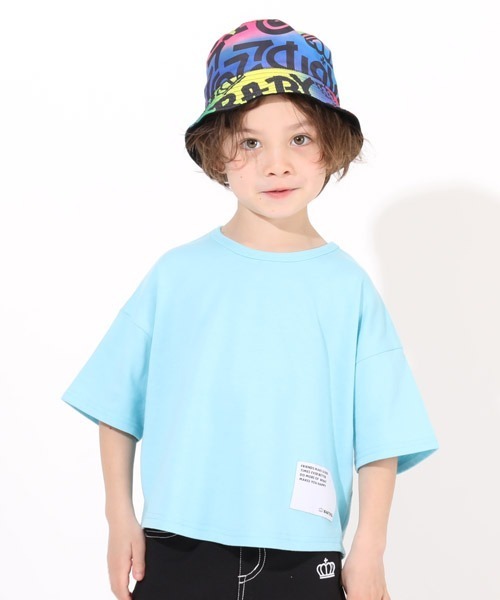 BABYDOLL（ベビードール）の「WEB限定 クールドライTシャツ 5194K（Tシャツ/カットソー・キッズ・ホワイト/ブラック/パープル/ネイビー/ブラウン/ターコイズブルー/ストーン/ベビーピンク/カーキ・90cm/110cm/100cm/120cm/130cm/140cm/150cm）」の8枚目の写真