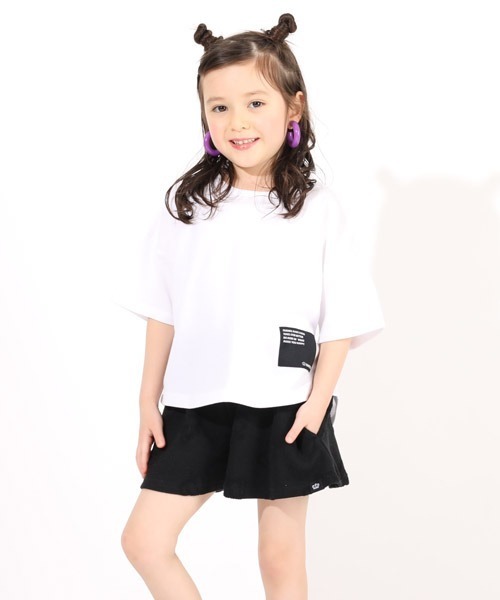 BABYDOLL（ベビードール）の「WEB限定 クールドライTシャツ 5194K（Tシャツ/カットソー・キッズ・ホワイト/ブラック/パープル/ネイビー/ブラウン/ターコイズブルー/ストーン/ベビーピンク/カーキ・90cm/110cm/100cm/120cm/130cm/140cm/150cm）」の15枚目の写真