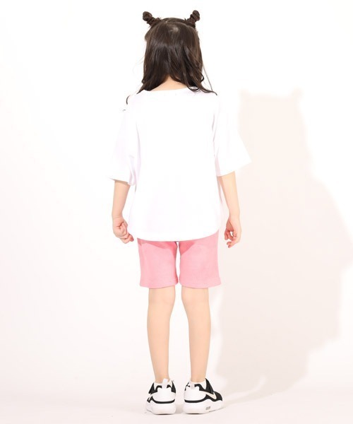 BABYDOLL（ベビードール）の「WEB限定 クールドライTシャツ 5194K（Tシャツ/カットソー・キッズ・ホワイト/ブラック/パープル/ネイビー/ブラウン/ターコイズブルー/ストーン/ベビーピンク/カーキ・90cm/110cm/100cm/120cm/130cm/140cm/150cm）」の13枚目の写真