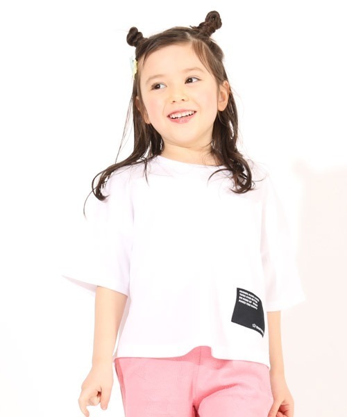 BABYDOLL（ベビードール）の「WEB限定 クールドライTシャツ 5194K（Tシャツ/カットソー・キッズ・ホワイト/ブラック/パープル/ネイビー/ブラウン/ターコイズブルー/ストーン/ベビーピンク/カーキ・90cm/110cm/100cm/120cm/130cm/140cm/150cm）」の14枚目の写真