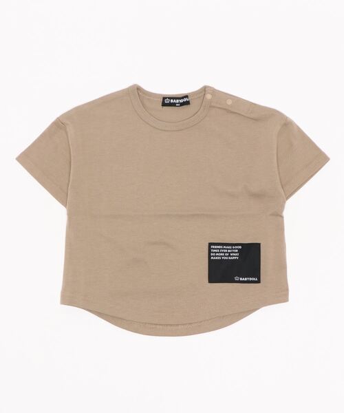 BABYDOLL（ベビードール）の「WEB限定 クールドライTシャツ 5194K（Tシャツ/カットソー・キッズ・ホワイト/ブラック/パープル/ネイビー/ブラウン/ターコイズブルー/ストーン/ベビーピンク/カーキ・90cm/110cm/100cm/120cm/130cm/140cm/150cm）」の16枚目の写真