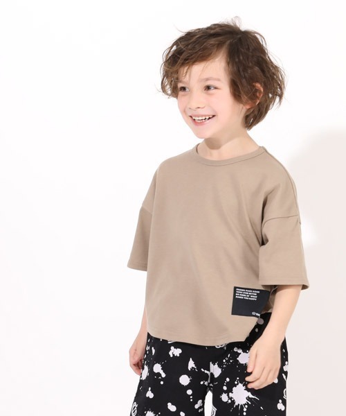 BABYDOLL（ベビードール）の「WEB限定 クールドライTシャツ 5194K（Tシャツ/カットソー・キッズ・ホワイト/ブラック/パープル/ネイビー/ブラウン/ターコイズブルー/ストーン/ベビーピンク/カーキ・90cm/110cm/100cm/120cm/130cm/140cm/150cm）」の20枚目の写真