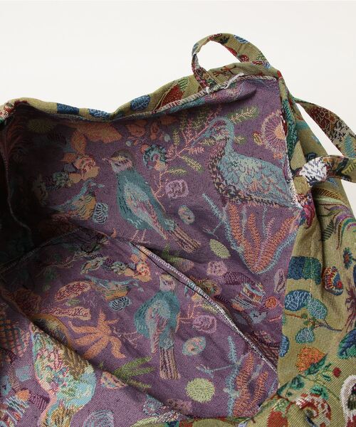 Nathalie Lete(ナタリーレテ)の「Nathalie Lete/Market bag animal&plant(トートバッグ・レディース・ブラック系/グリーン系2/グリーン系/グレー系・FREE)」の7枚目の写真