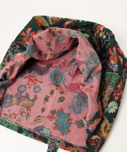 Nathalie Lete(ナタリーレテ)の「Nathalie Lete/Market bag animal&plant(トートバッグ・レディース・ブラック系/グリーン系2/グリーン系/グレー系・FREE)」の10枚目の写真
