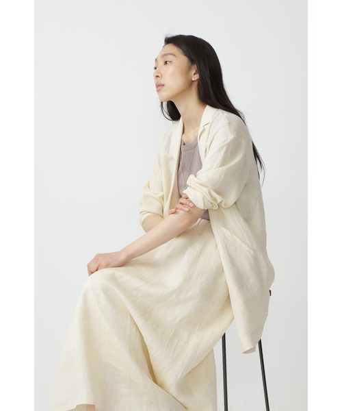 human woman（ヒューマンウーマン）の「◆ハードマンリネンスカート（スカート・レディース・グレー/イエロー/ベージュ/ネイビー・SMALL/MEDIUM）」の19枚目の写真