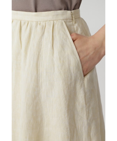 human woman（ヒューマンウーマン）の「◆ハードマンリネンスカート（スカート・レディース・グレー/イエロー/ベージュ/ネイビー・SMALL/MEDIUM）」の10枚目の写真