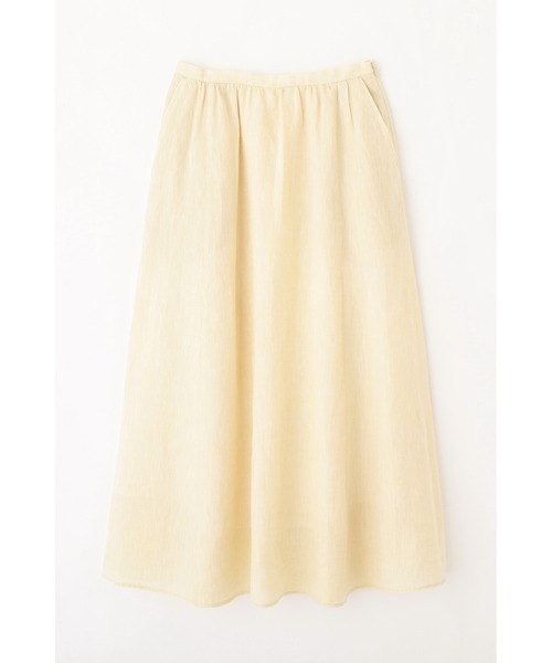 human woman（ヒューマンウーマン）の「◆ハードマンリネンスカート（スカート・レディース・グレー/イエロー/ベージュ/ネイビー・SMALL/MEDIUM）」の6枚目の写真