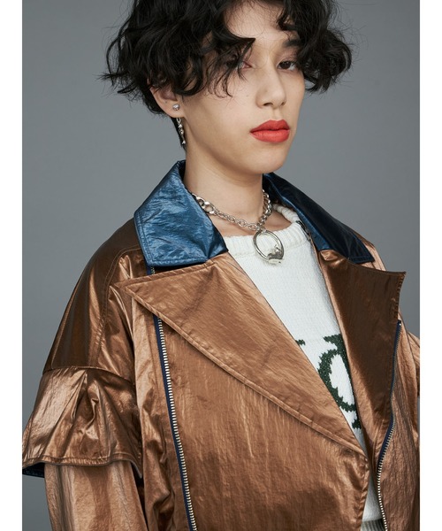 PAMEO POSE（パメオポーズ）の「Baron Ring Choker（ネックレス・レディース・シルバー/ゴールド・FREE）」の3枚目の写真