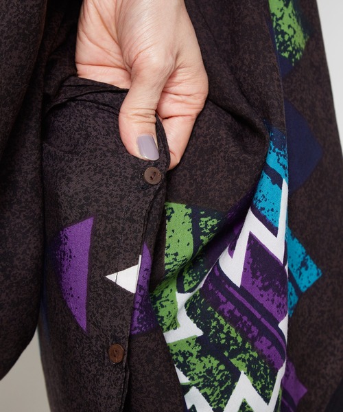 チャイハネ（チャイハネ）の「【チャイハネ】yul スピリットサロペット＆ワンピース 2WAY（サロペット/オーバーオール・レディース・ホワイト/ブラック/ブラウン/ブルー・FREE）」の5枚目の写真