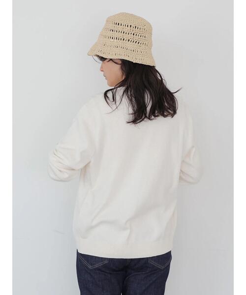 AMERICAN HOLIC（アメリカンホリック）の「クルーネックショートカーディガン　＊（カーディガン/ボレロ・レディース・ネイビー/その他7/サックスブルー/オフホワイト・L/M）」の17枚目の写真