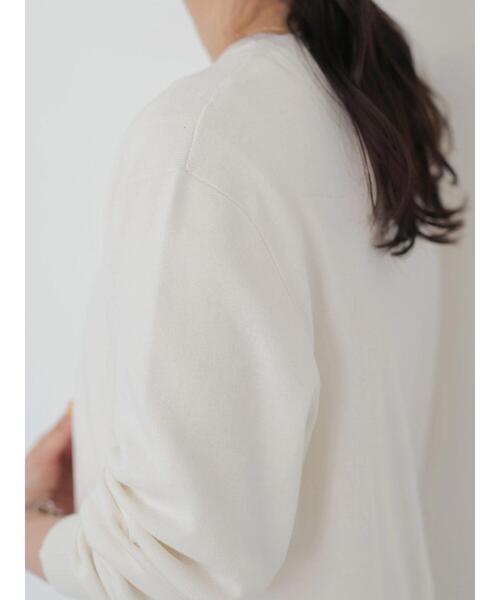 AMERICAN HOLIC（アメリカンホリック）の「クルーネックショートカーディガン　＊（カーディガン/ボレロ・レディース・ネイビー/その他7/サックスブルー/オフホワイト・L/M）」の19枚目の写真