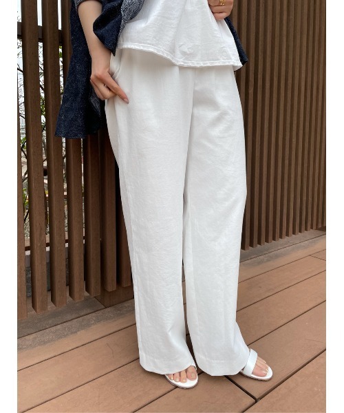 BEARDSLEY（ビアズリー）の「シャツタンク（タンクトップ・レディース・ホワイト/カーキ・FREE）」の15枚目の写真