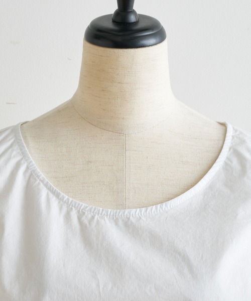 BEARDSLEY（ビアズリー）の「シャツタンク（タンクトップ・レディース・ホワイト/カーキ・FREE）」の4枚目の写真