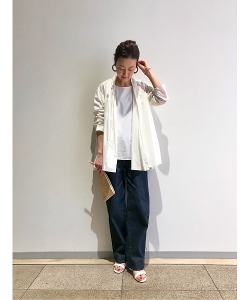 BEARDSLEY（ビアズリー）の「シャツタンク（タンクトップ・レディース・ホワイト/カーキ・FREE）」の21枚目の写真