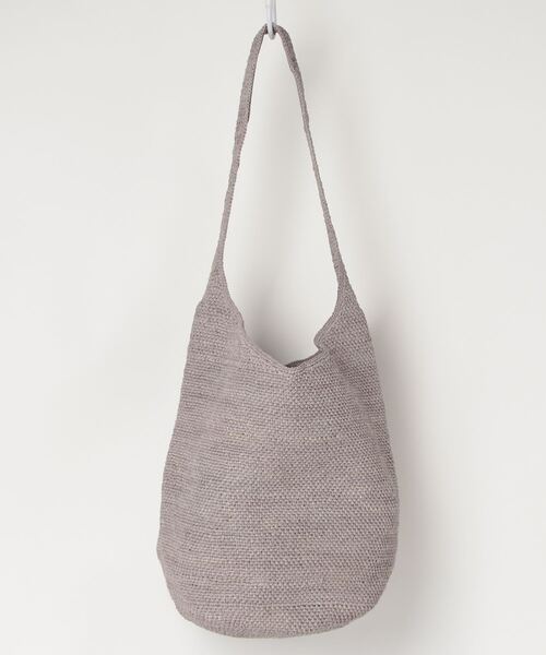 Helen Kaminski（ヘレンカミンスキー）の「HELEN KAMINSKI(ヘレンカミンスキー)Signature Raffia Crochet Bags（トートバッグ・レディース・グレー・F）」の12枚目の写真