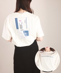 WESTSEA（ウエストシー）の「FINCK'S USコットン イラストプリント ルーズサイズ 半袖Tシャツ（Tシャツ/カットソー・メンズ）」