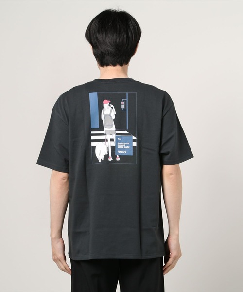 セール】FINCK'S USコットン イラストプリント ルーズサイズ