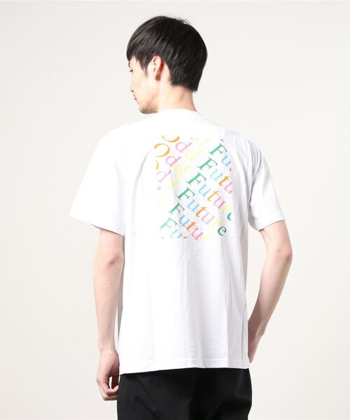 ODD FUTURE（オッドフューチャー）の「RAINBOW S/S T-SHIRT / WHT（Tシャツ/カットソー・メンズ・ホワイト・L）」の3枚目の写真