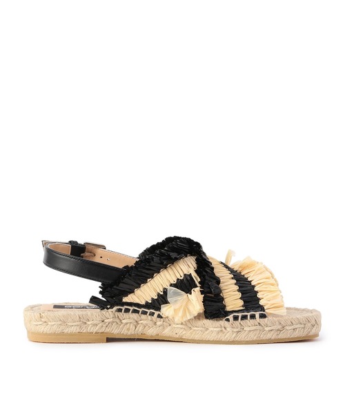 Sergio rossi（セルジオロッシ）の「SERGIO ROSSI / "sr Kauai" フラットサンダル（サンダル・レディース・ベージュ・38/37/36）」の2枚目の写真