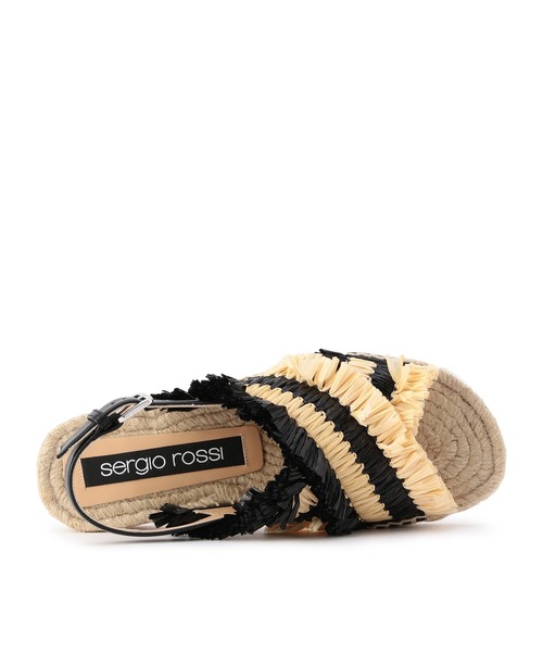 Sergio rossi（セルジオロッシ）の「SERGIO ROSSI / "sr Kauai" フラットサンダル（サンダル・レディース・ベージュ・38/37/36）」の3枚目の写真