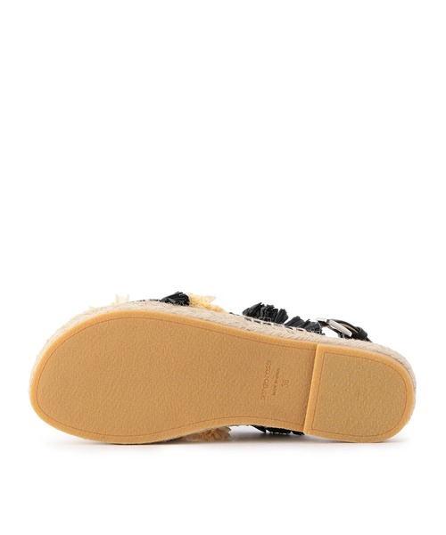 Sergio rossi（セルジオロッシ）の「SERGIO ROSSI / "sr Kauai" フラットサンダル（サンダル・レディース・ベージュ・38/37/36）」の4枚目の写真