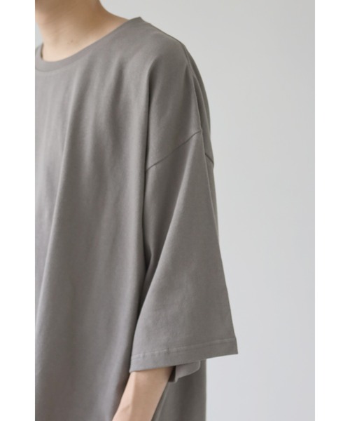 CREARE -LINO-（クレアーレリノ）の「くすみカラー ビッグシルエット ヘビーウエイト ビッグTシャツ<ユニセックス>（Tシャツ/カットソー・メンズ・ホワイト/チャコールグレー/サックスブルー/グリーン/グレイッシュベージュ・M/L）」の22枚目の写真