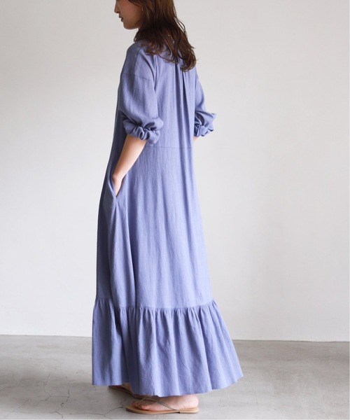 【限定セール】 タグ付き　SLOBE IENA ウォッシャブルフレアワンピース SLOBE IENA（スローブイエナ）の「ウォッシャブルフレア