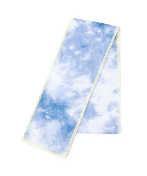 DRESKIP（ドレスキップ）の「◆ひんやりスカーフ ミニ（バンダナ/スカーフ・レディース・ネイビー系/ベージュ系/アイボリー系・00）」の3枚目の写真