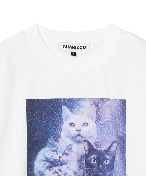 Ray BEAMS（レイビームス）の「Chari&Co. × Ray BEAMS / 別注 SEE YOU TONIGHT Tシャツ（Tシャツ/カットソー・レディース・ホワイト/ブラック・ONE SIZE）」の7枚目の写真