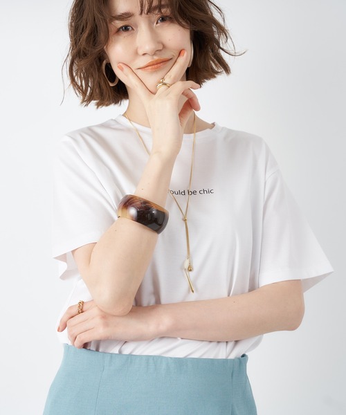 un dix cors(アンディコール)の「マーブルブレスレット(ブレスレット・レディース・ブラウン/ピンク・FREE)」の4枚目の写真